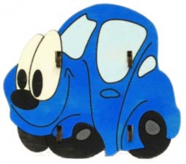 Schreibzeugbehälter - Auto blau
