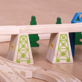 6 Brückenpfeiler für Holzeisenbahn