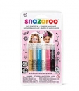 Snazaroo Set 6 Schminkstifte Mädchen