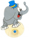 Garderobe klein - Elefant mit Hut