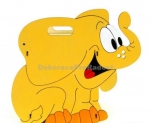Abfalleimer - Elefant gelb