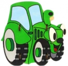Schreibzeugbehälter - Traktor grün