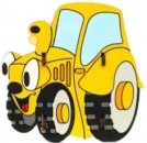 Schreibzeugbehälter - Traktor gelb