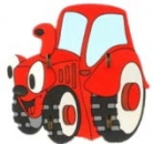 Schreibzeugbehälter - Traktor rot